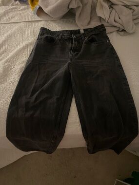 Super baggy loose fit black jeans
